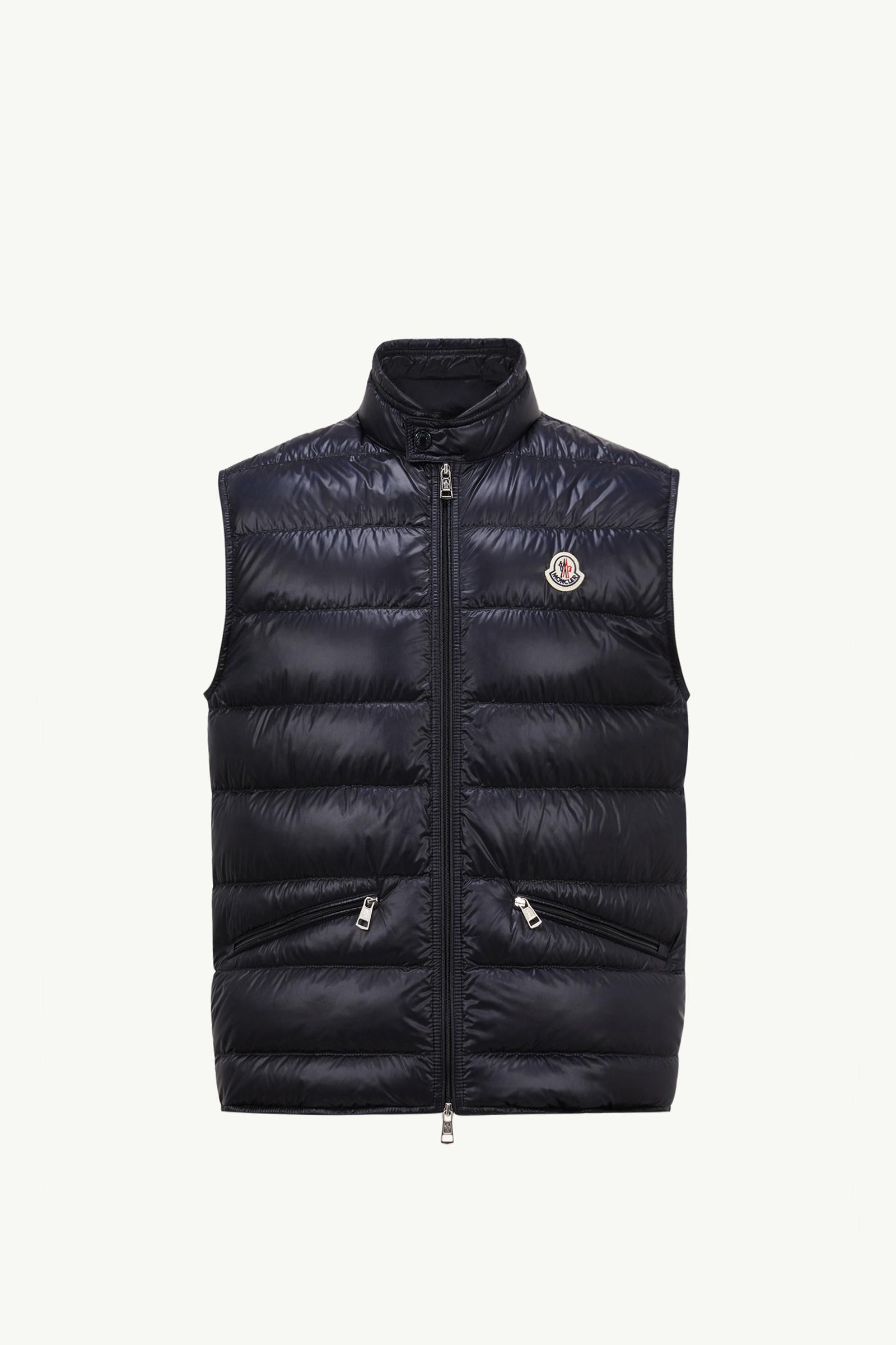 Night Blue Gui Packable Down Gilet - Vests for Men | Moncler US