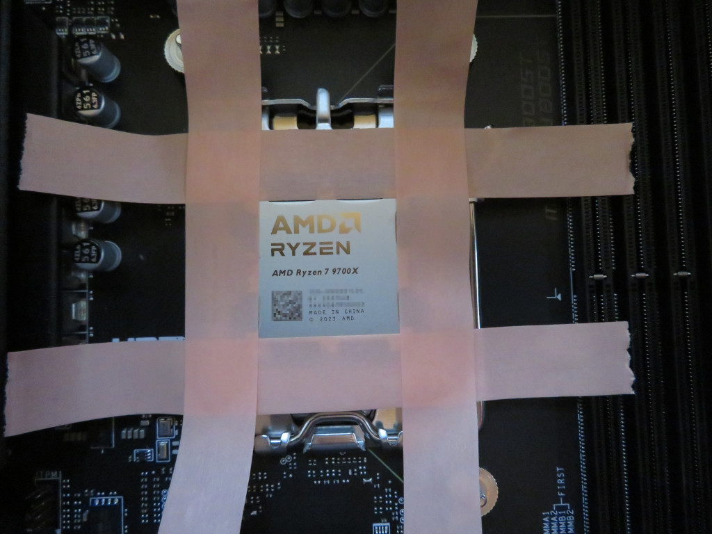 AMD Ryzen 7 9700Xでパソコンを組み立てました – 徒然なるままに