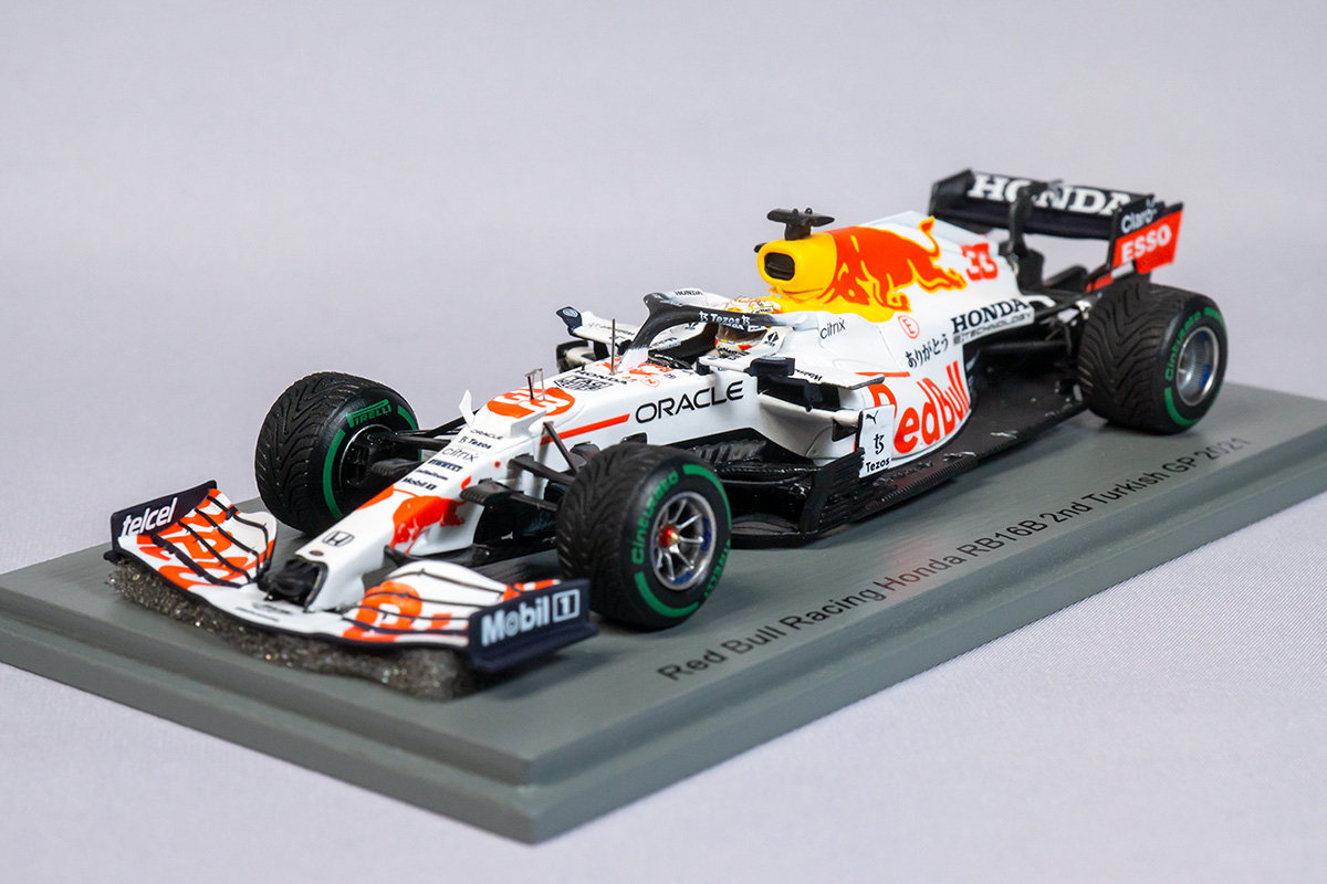 Spark Red Bull RB16B Honda M. Verstappen 2nd Turkish GP 2021 | b's