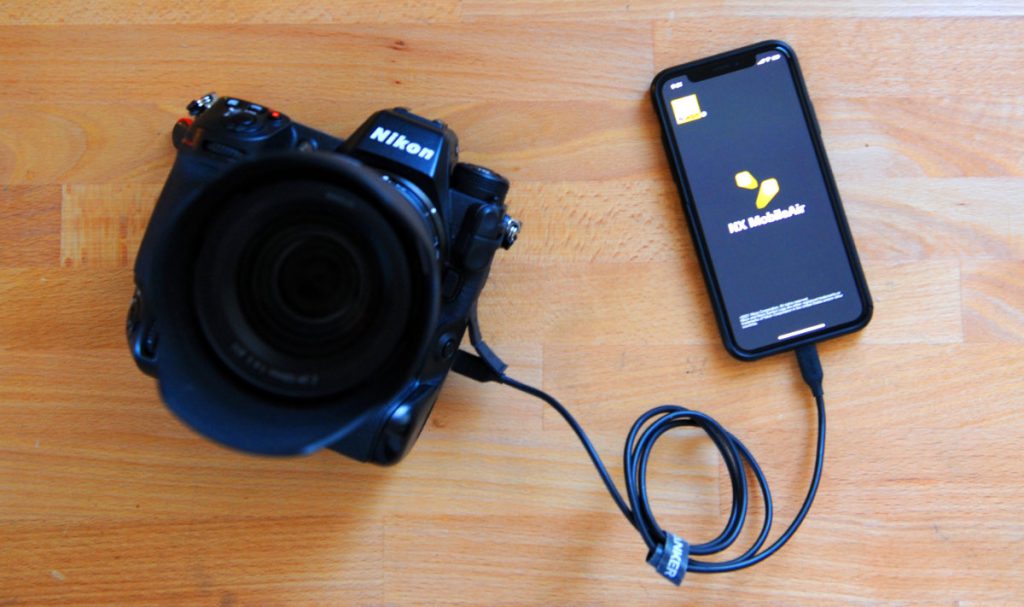 NX MobileAir］Nikon Z 9とスマホを有線接続し元画像を素早くNASへ転送