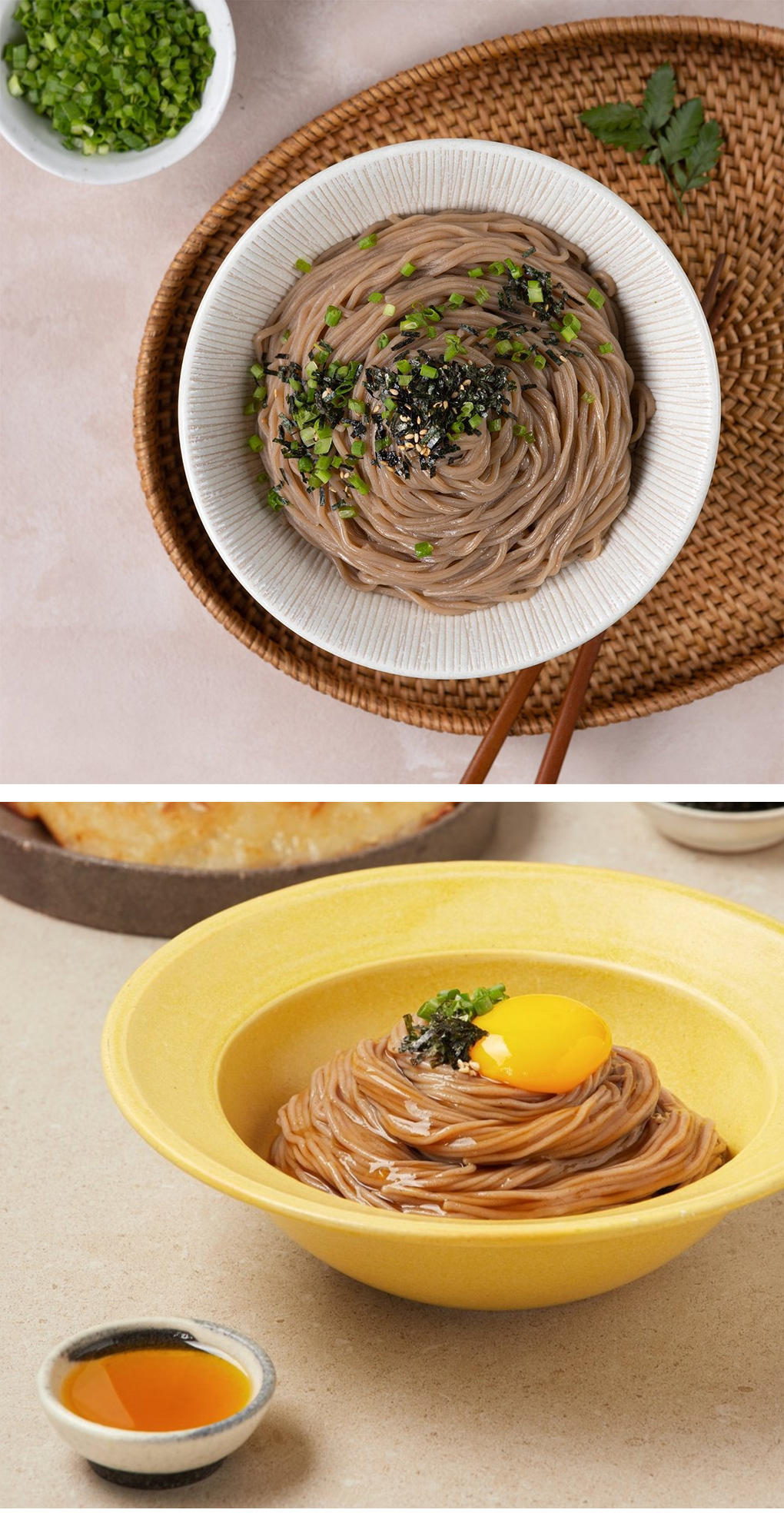 白斎] えごま油マッククス 麺 / 211g 混ぜ麺 香ばしさ ヘルシー麺 韓国