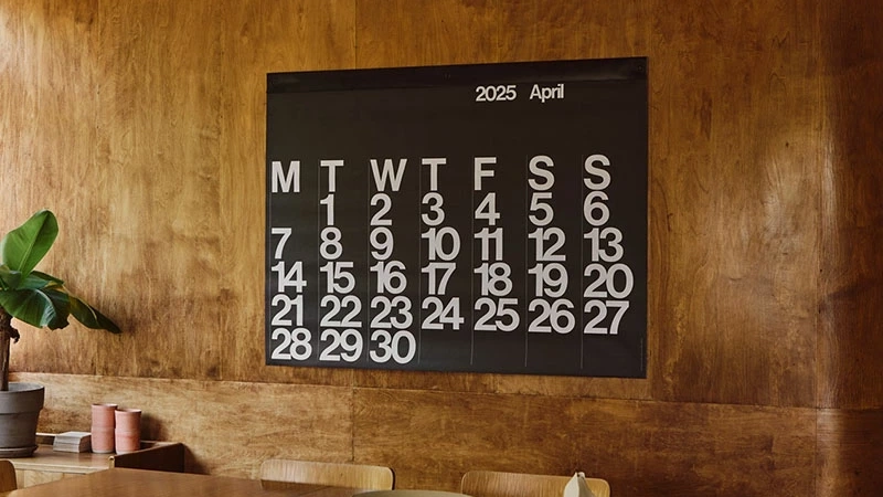2026年版】Stendig Calendar｜MoMA収蔵の名作カレンダーで空間を彩る