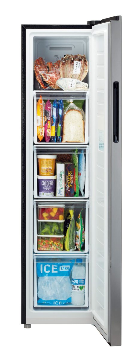 スリムなのに大容量140L」セカンド冷凍庫の決定版！超オシャレでどこに