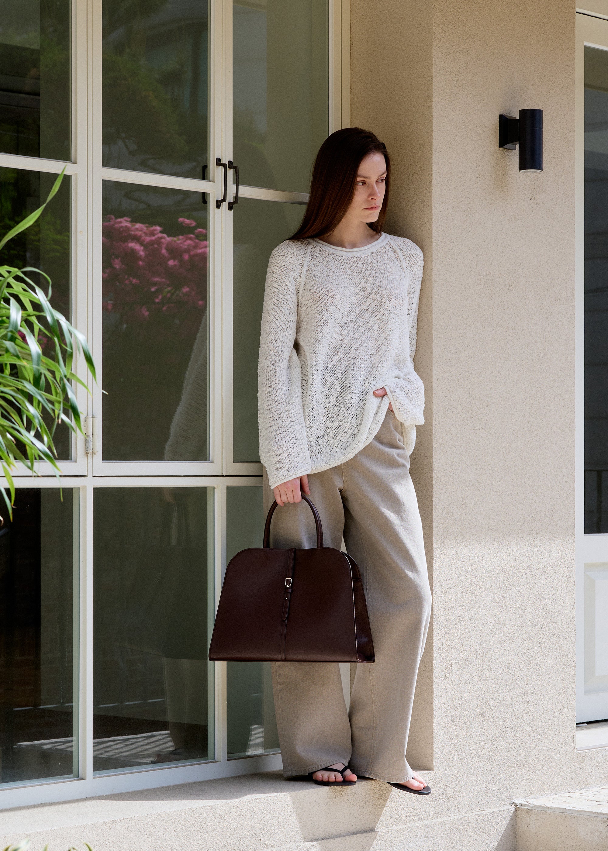 Blanc Large Burgundy Brown – Monorow Indonesia