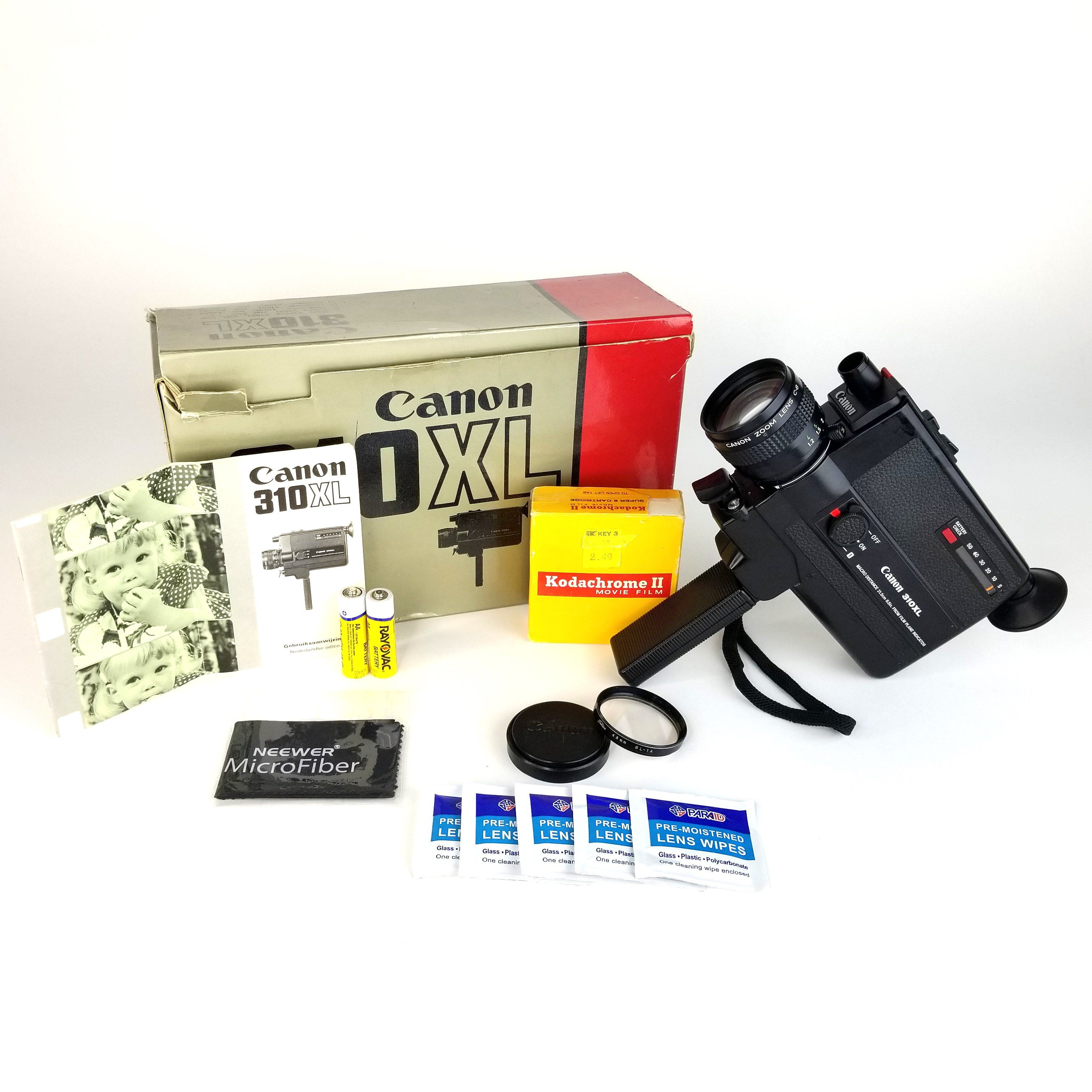 Canon 310XL Super 8 Camera Filmmaker's Bundle - Professionally