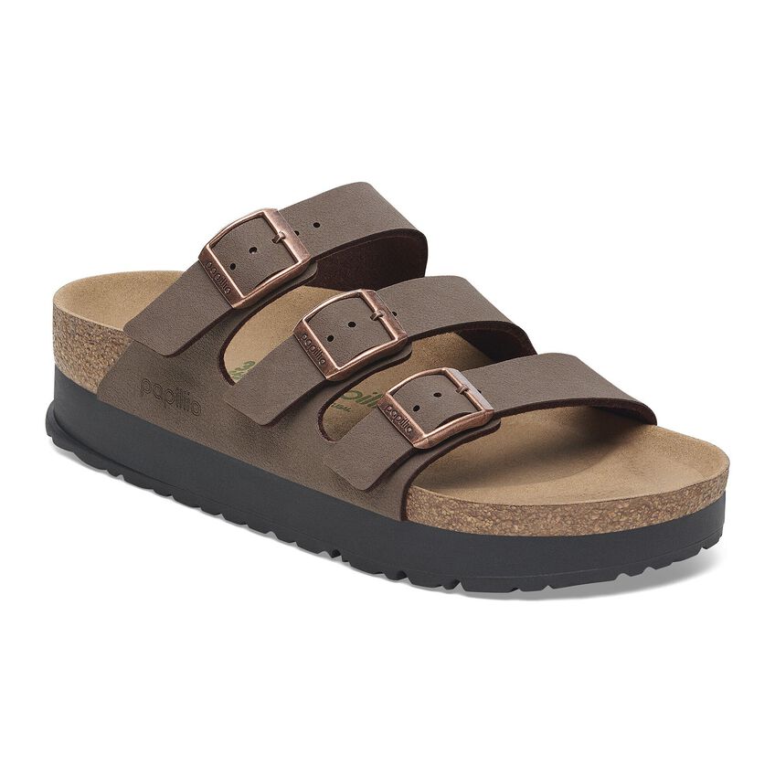 Florida Platform Vegan in Mocha from Birkenstock – MooShoes