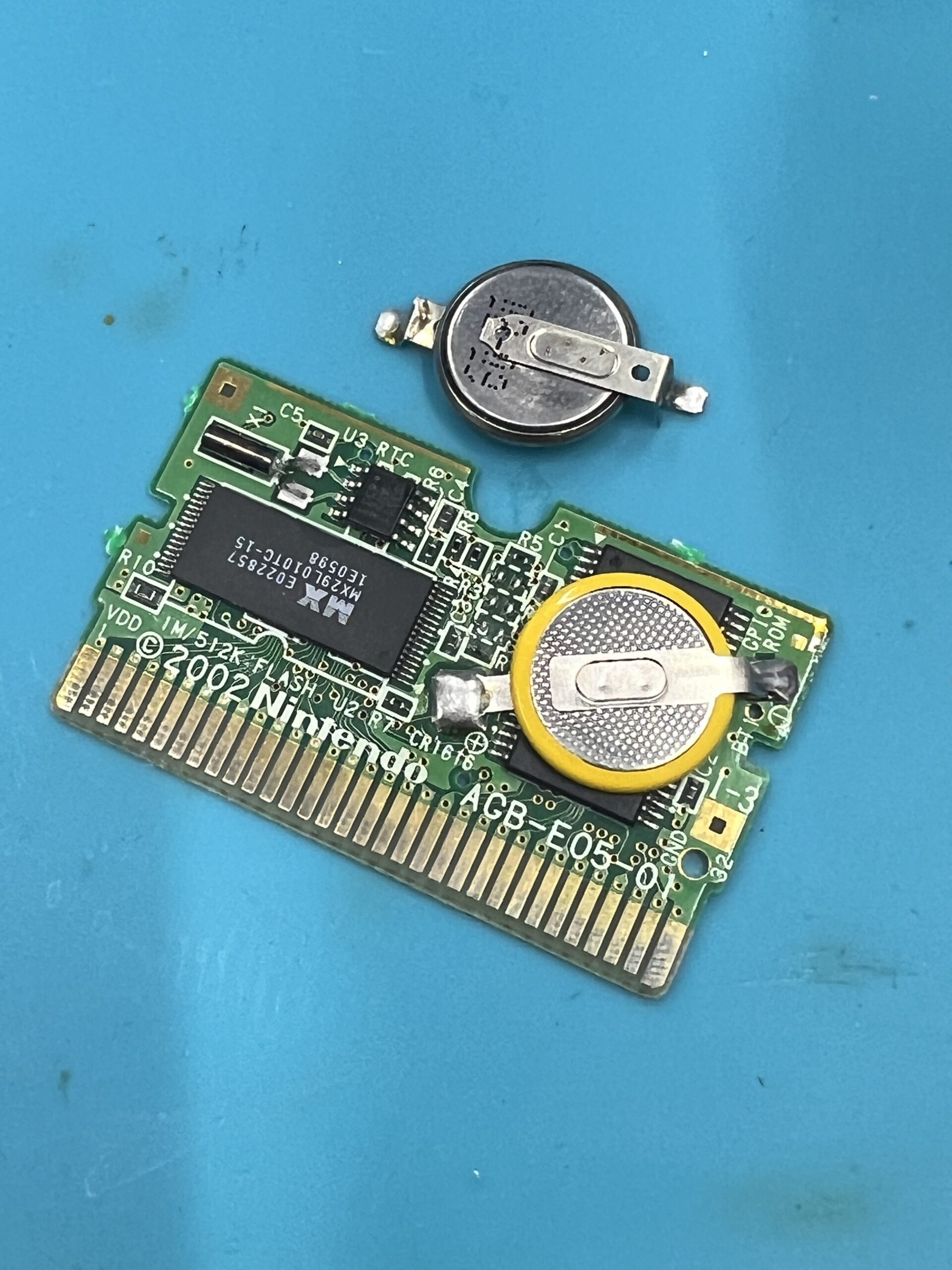 ポケットモンスターサファイア電池交換！ゲームボーイアドバンスソフト