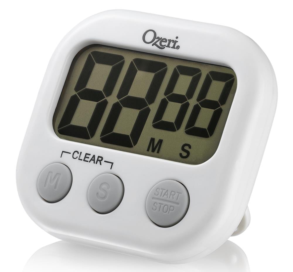Ozeri White Battery-operated Digital Kitchen Timer KT1-W at Lowes.com
