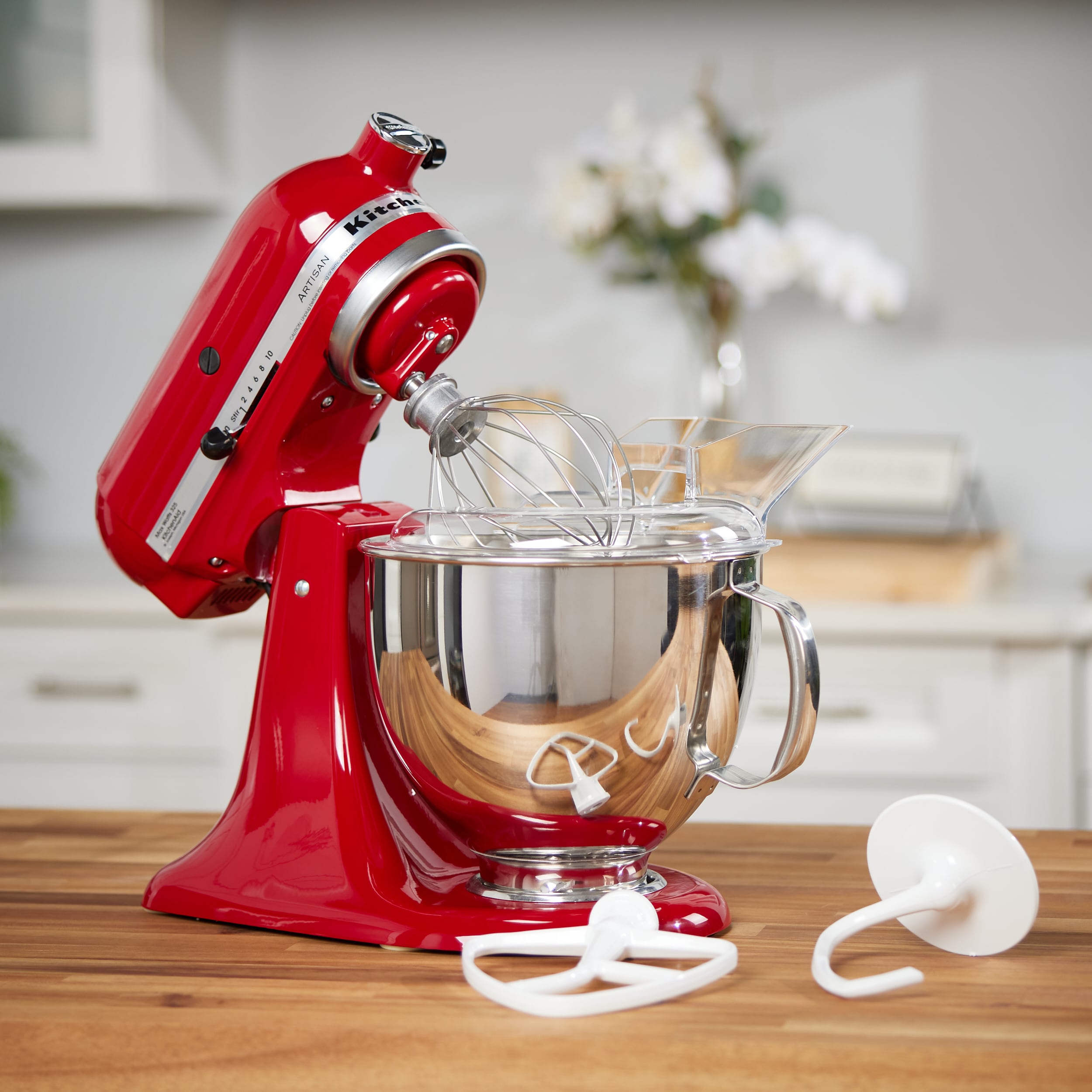 KitchenAid Empire Red 5-Quart Tilt-head Stand Mixer KSM150PSER at