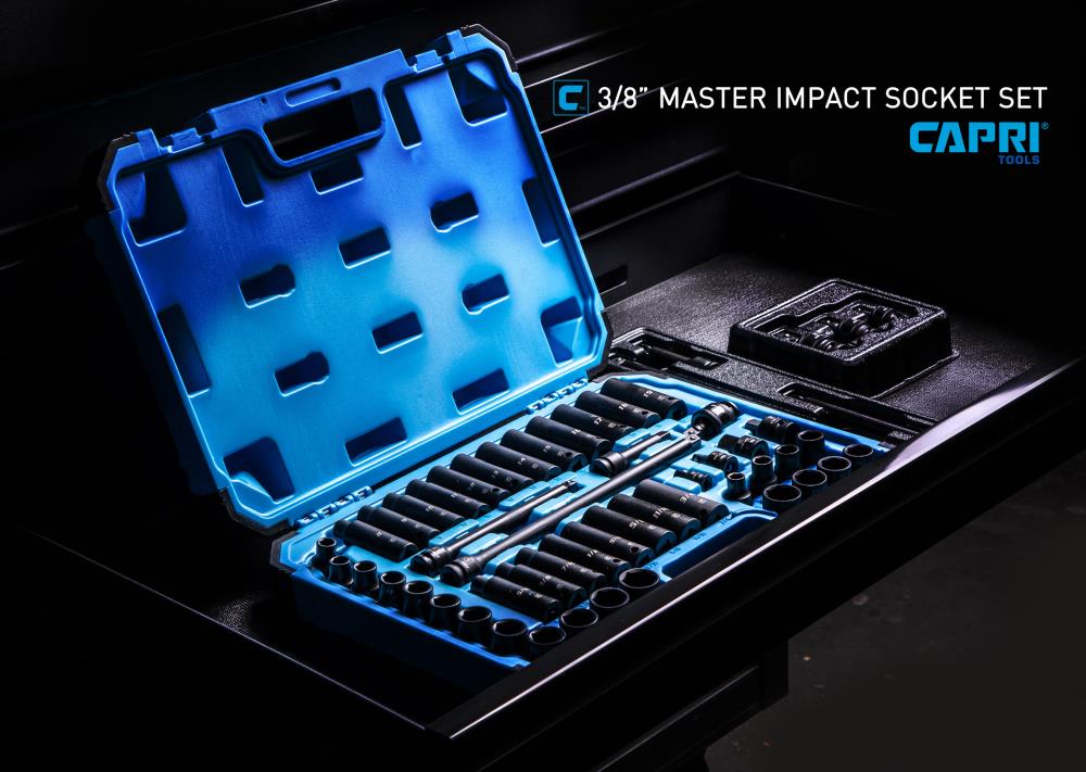 Capri Tools 48-Piece Standard (SAE) and Metric Combination 3/8-in