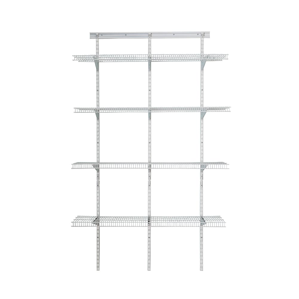 ClosetMaid ShelfTrack Pantry 4-ft to 4-ft x 16.75-in White Wire