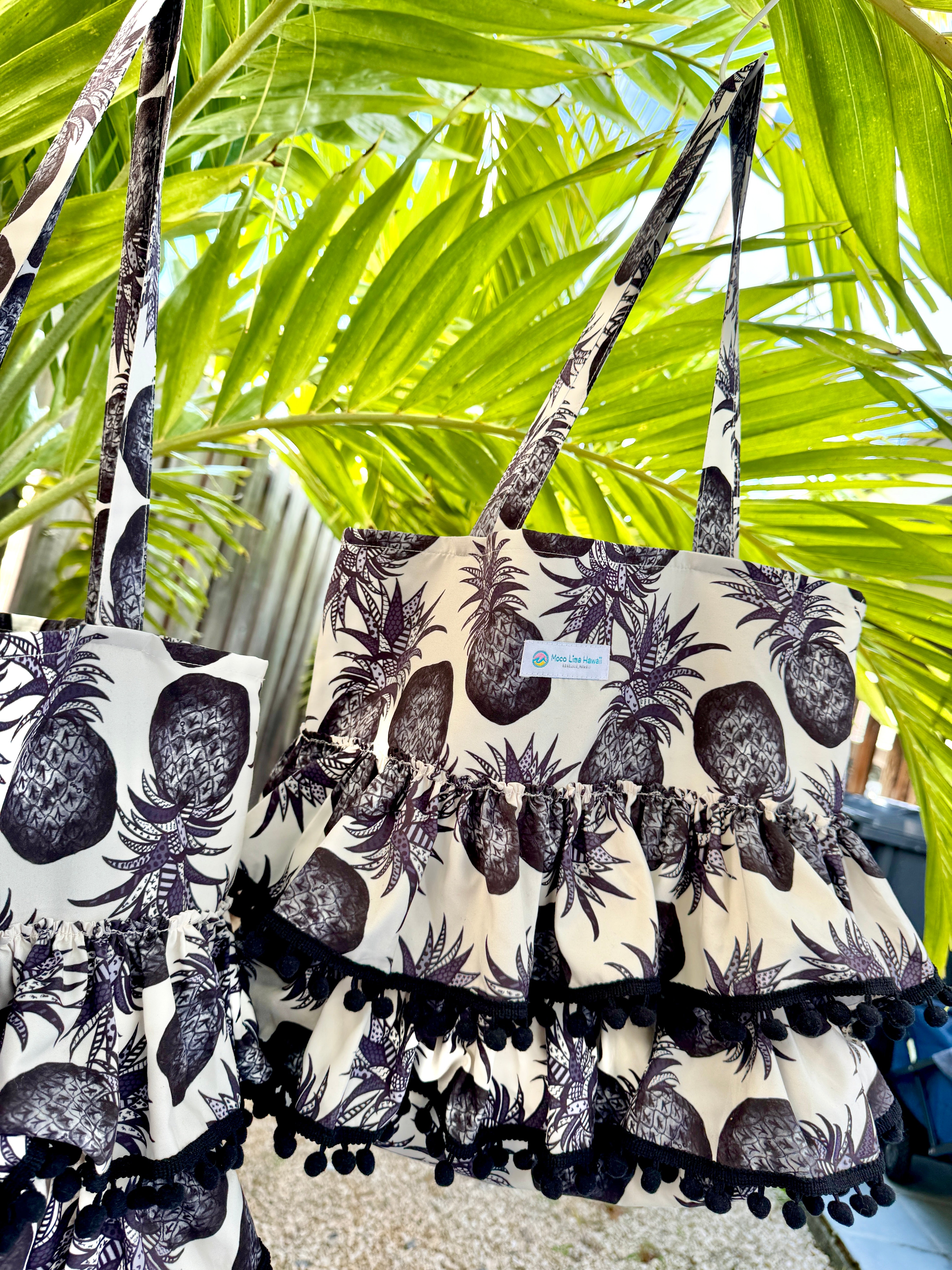 再販】フリルトート ブラックパイン – Moco Lima Hawaii