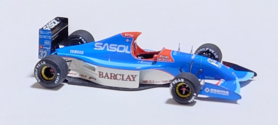 1/43ジョーダンヤマハ192、ミニチャンプス、京商、ONYX、MG modelの