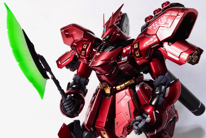 MG サザビーVer.Kaの製作記4【キャンディメタリック塗装〜塗装レシピ