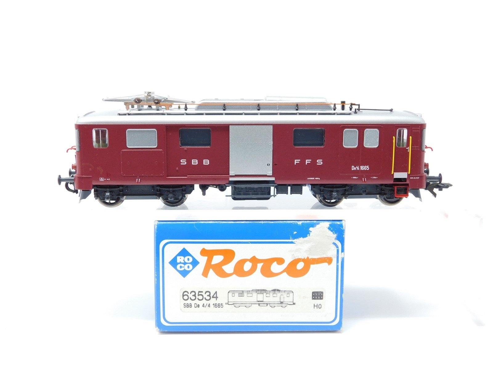 HO Scale Roco 63534 SBB Swiss Federal De 4/4 1665 Electric