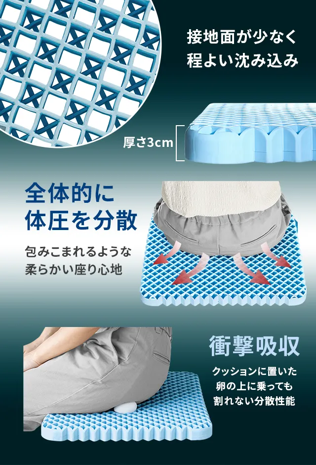 体圧分散 座面クッション｜モダンデコ公式｜インテリア・家具の総合通販
