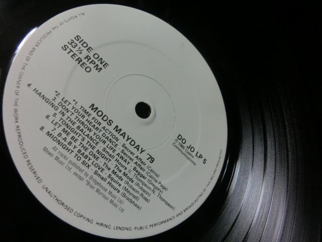 ネオモッズ人気コンピ☆V.A.-『MODS MAYDAY '79』 - MODERN RECORDS 2