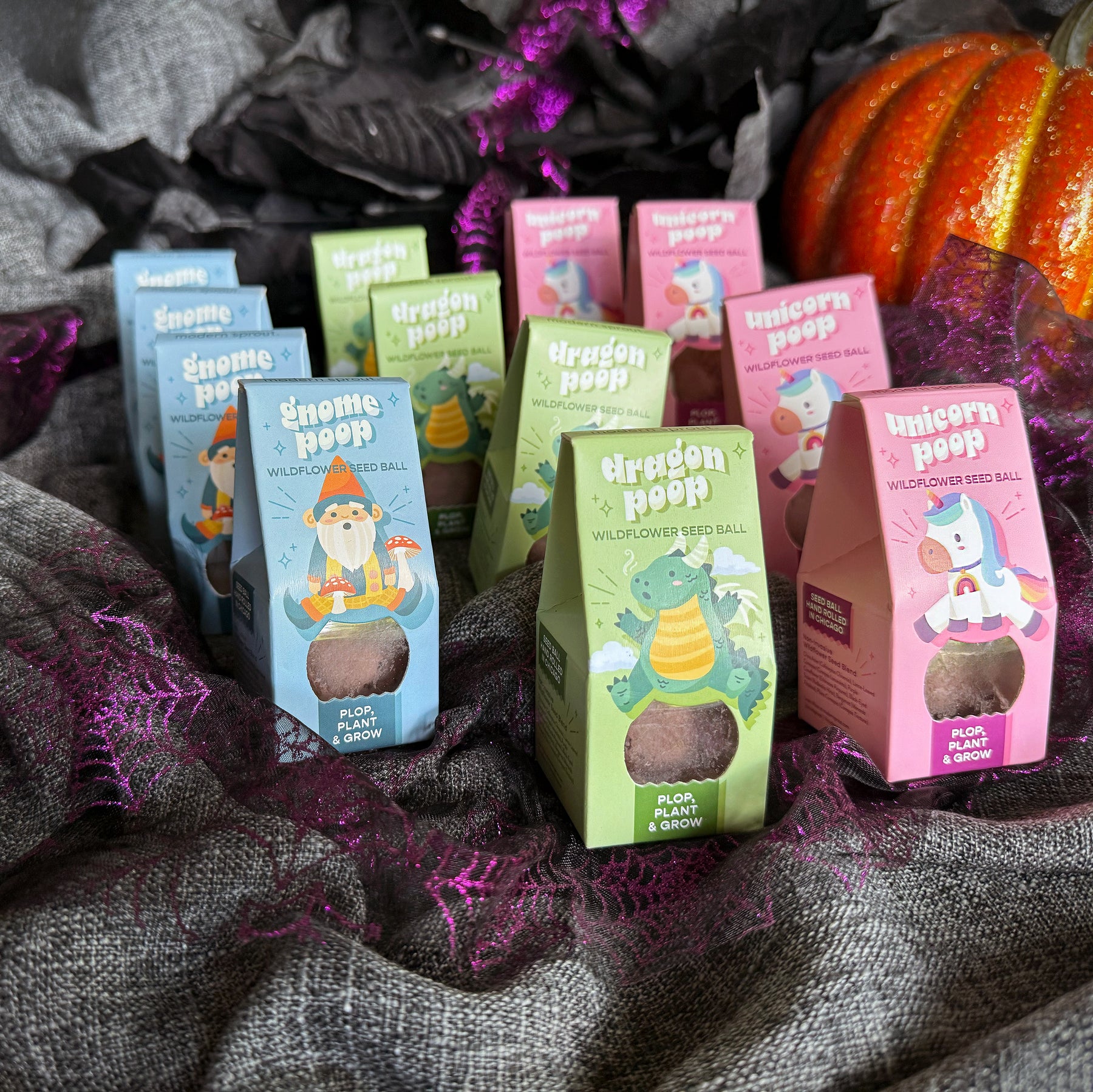 Magical Plops | Earth Friendly Wildflower Seed Bombs | 1.5' Seed