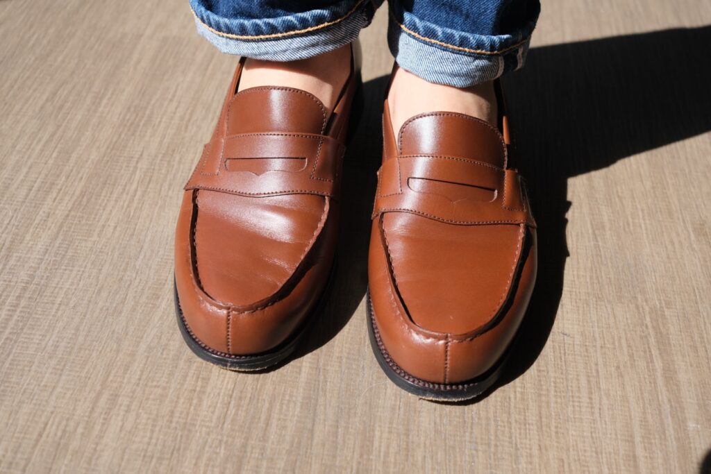 J.M.WESTON 180シグネチャーローファーサイズ感&慣らし(修行)レビュー