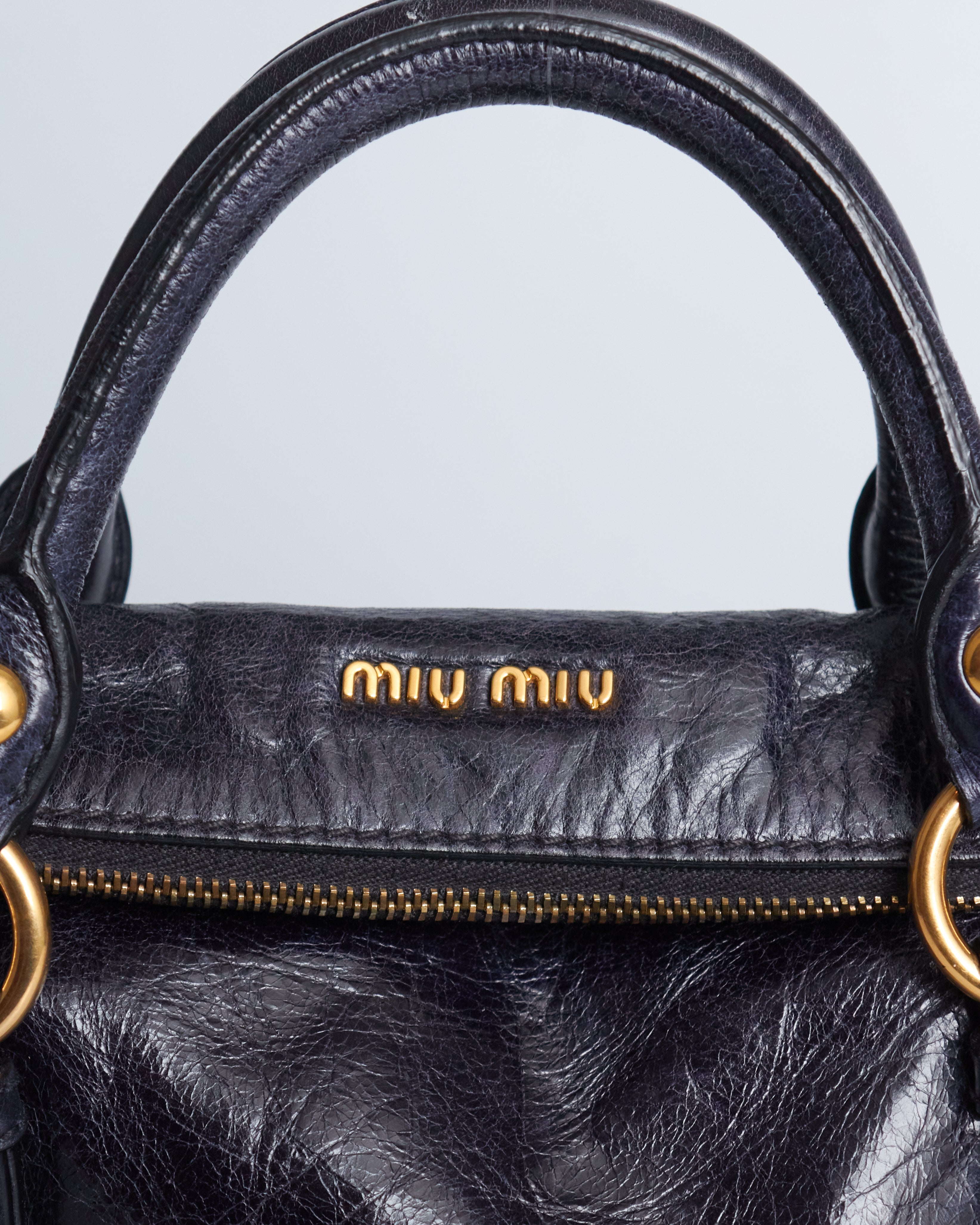 Miu Miu Vitello Lux Bow Bag Mini – Mor Store