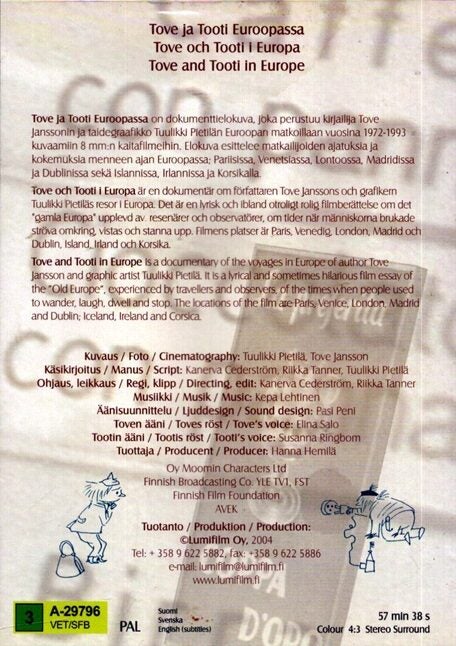 Tove ja Tooti Euroopassa = Tove och Tooti i Europa = Tove and