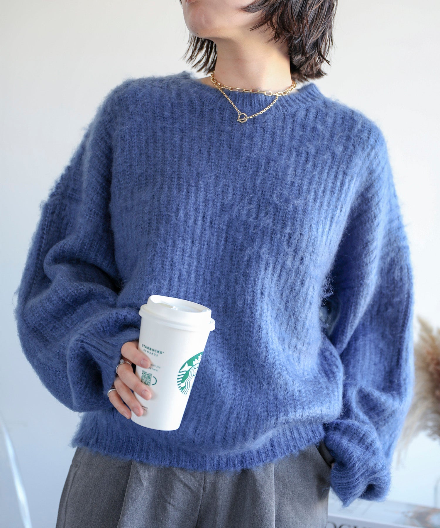 モヘアライクニットプルオーバー – 《公式》moremore（モアモア）