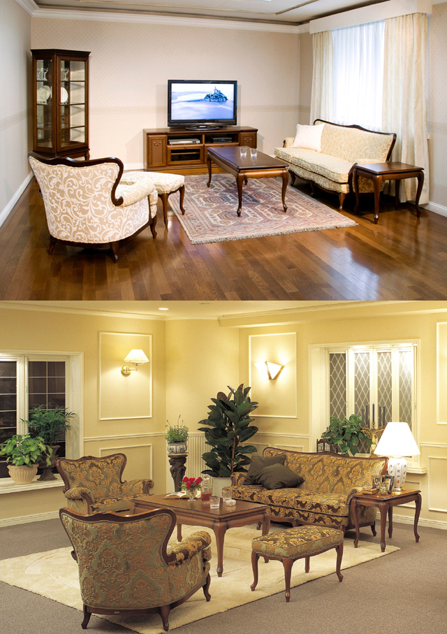 マルニ木工/MARUNI/マキシマム/アンドリュー/オットマン/猫脚/①