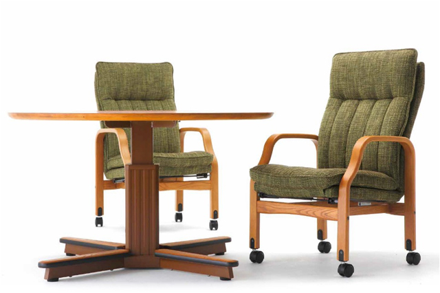 FUJI FURNITURE〗D04340 NOVO リクライニングダイニングチェア