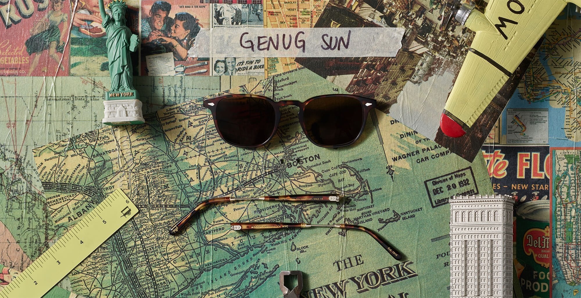 GENUG SUN|スクエアサングラス|MOSCOT