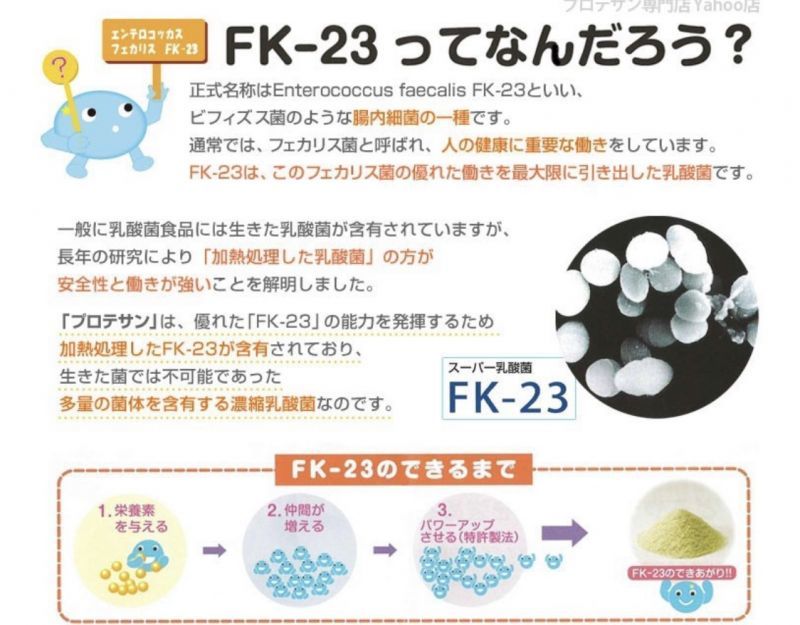 ツヤット FK-23 フェカリス乳酸菌1包3000億個 - Motto!