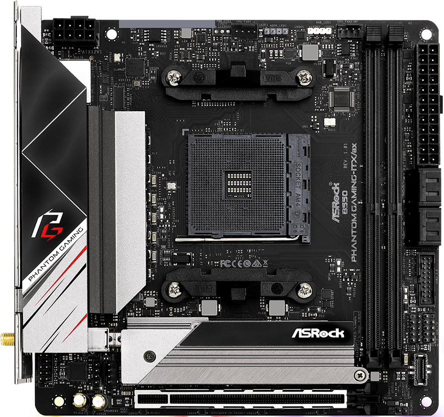 Asrock B550 Phantom Gaming-ITX/ax - Motherboard Specifications On