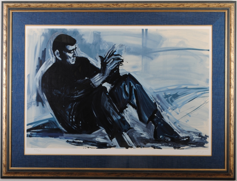 インテリアの絵画をシルクスクリーンの版画で制作した福山小夜の