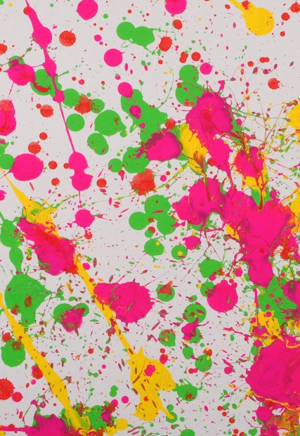 現代アートの絵画をアクリル画で描いた今井アレクサンドルの現代アート