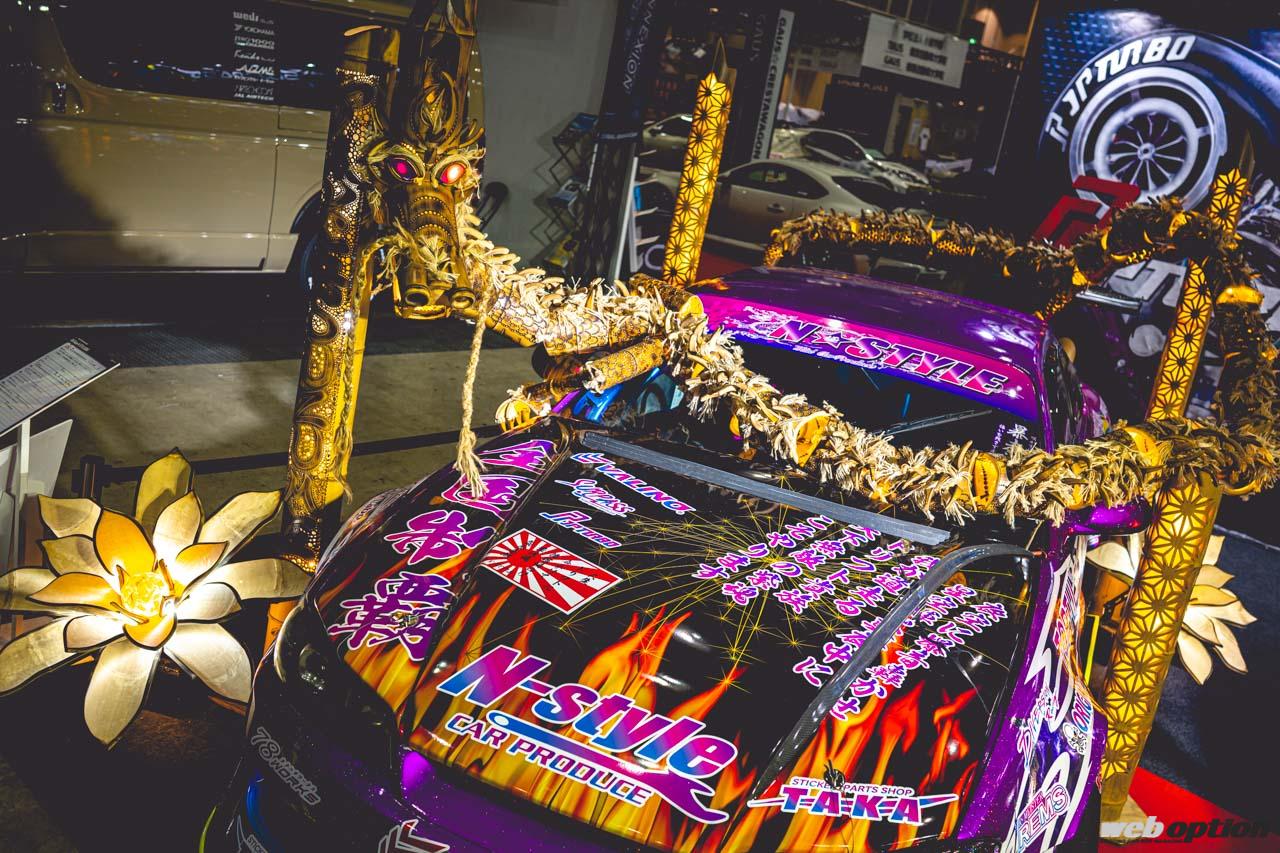 これが真の竹ヤリマフラーだ!?』ドリ車と竹アートの超異色