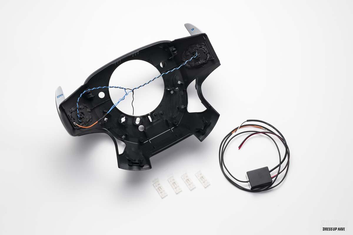 30系トヨタ・アルファード・ヴェルファイア】純正ステアリングだけど