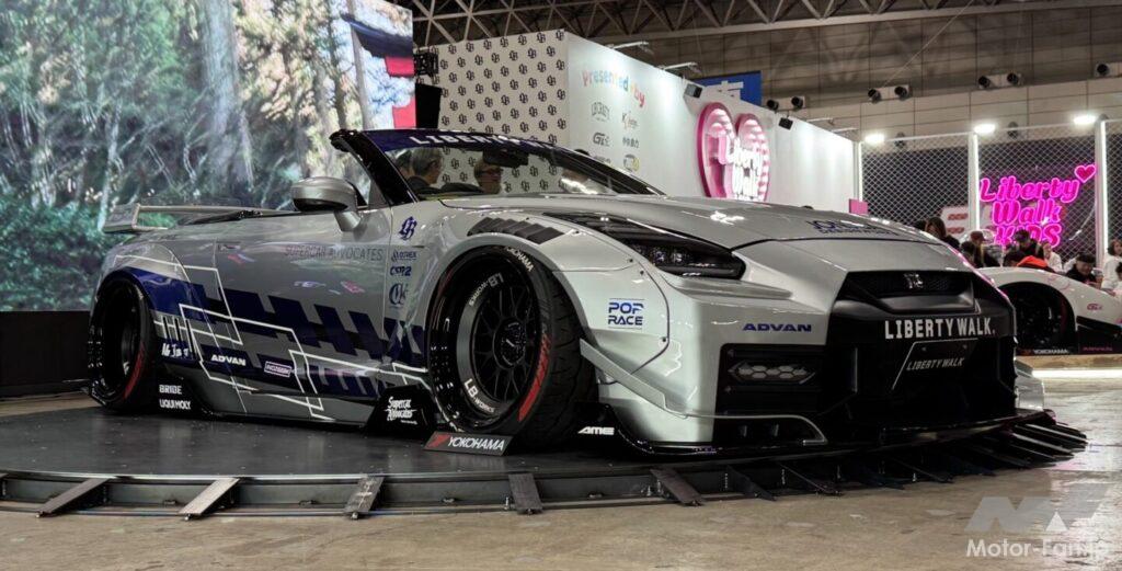 禁断のルーフカットGT-Rが登場！ リバティーウォークの最新作が規格外