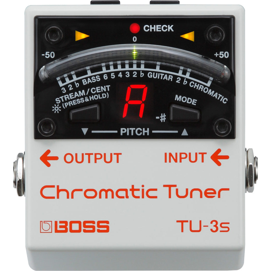 Boss TU-3S Chromatic Tuner – Motor City Guitar