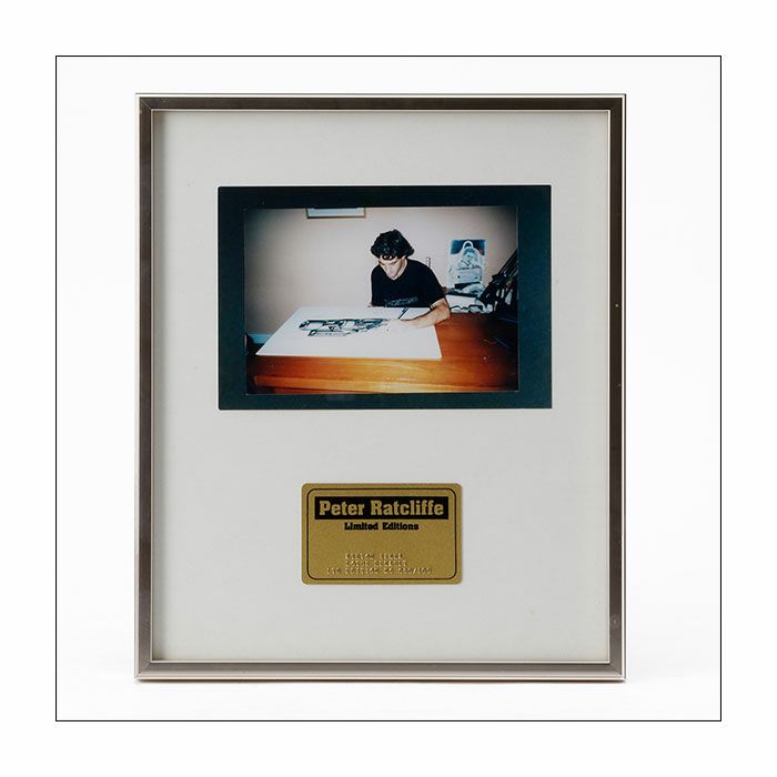 1987年第2期HONDA F1メモリアル アイルトンセナ直筆サイン入額装品