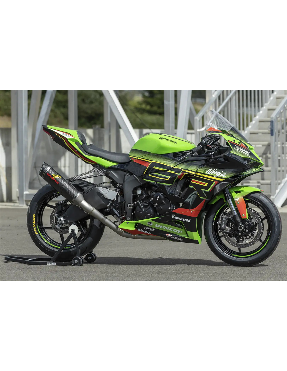 Painted Race Fairings Kawasaki Zx6R 2024-2026 - MXPCRV17760 Tipo