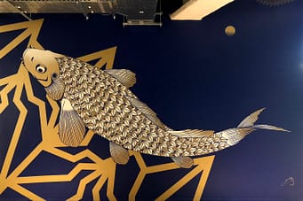 Turquoise sky / BAKIBAKI アートスリップマット | BISHOP SHOP