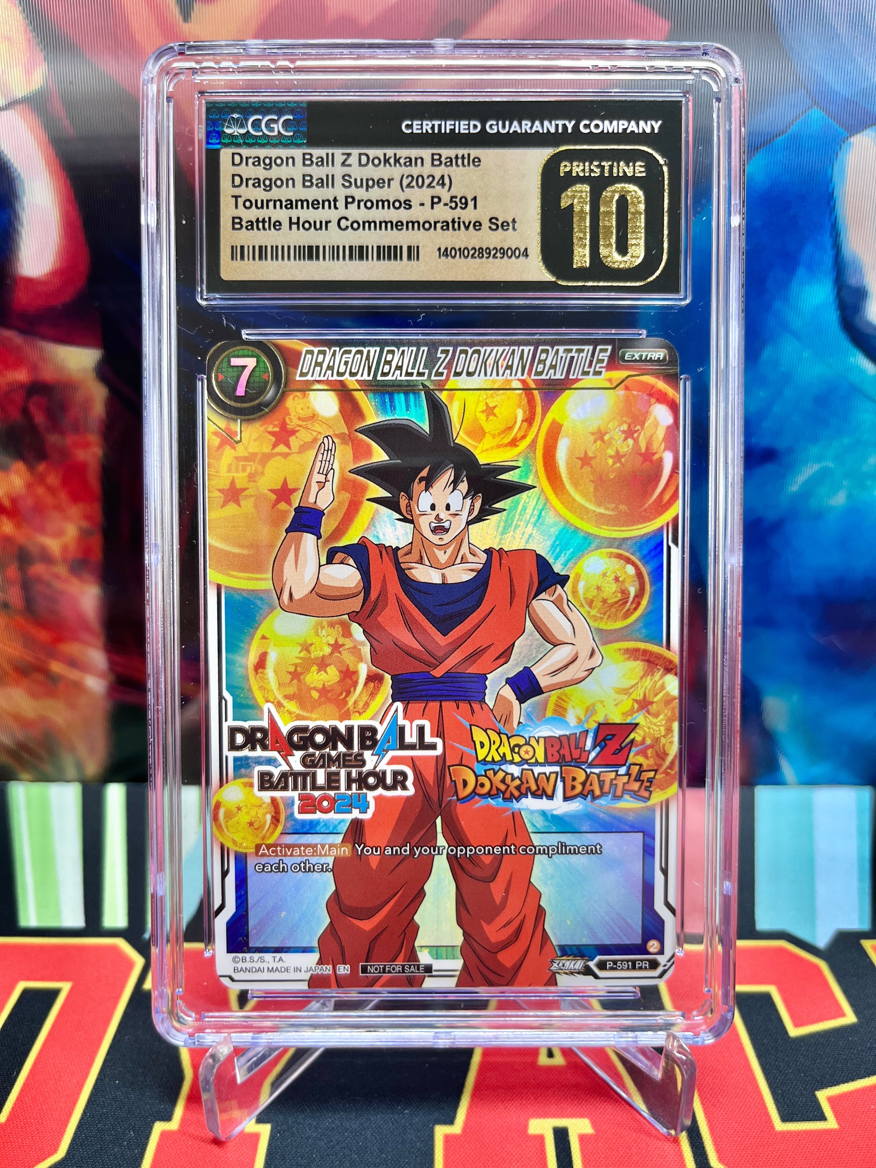 CGC 10 P-591 DRAGON BALL Z DOKKAN BATTLE Promo (2024)