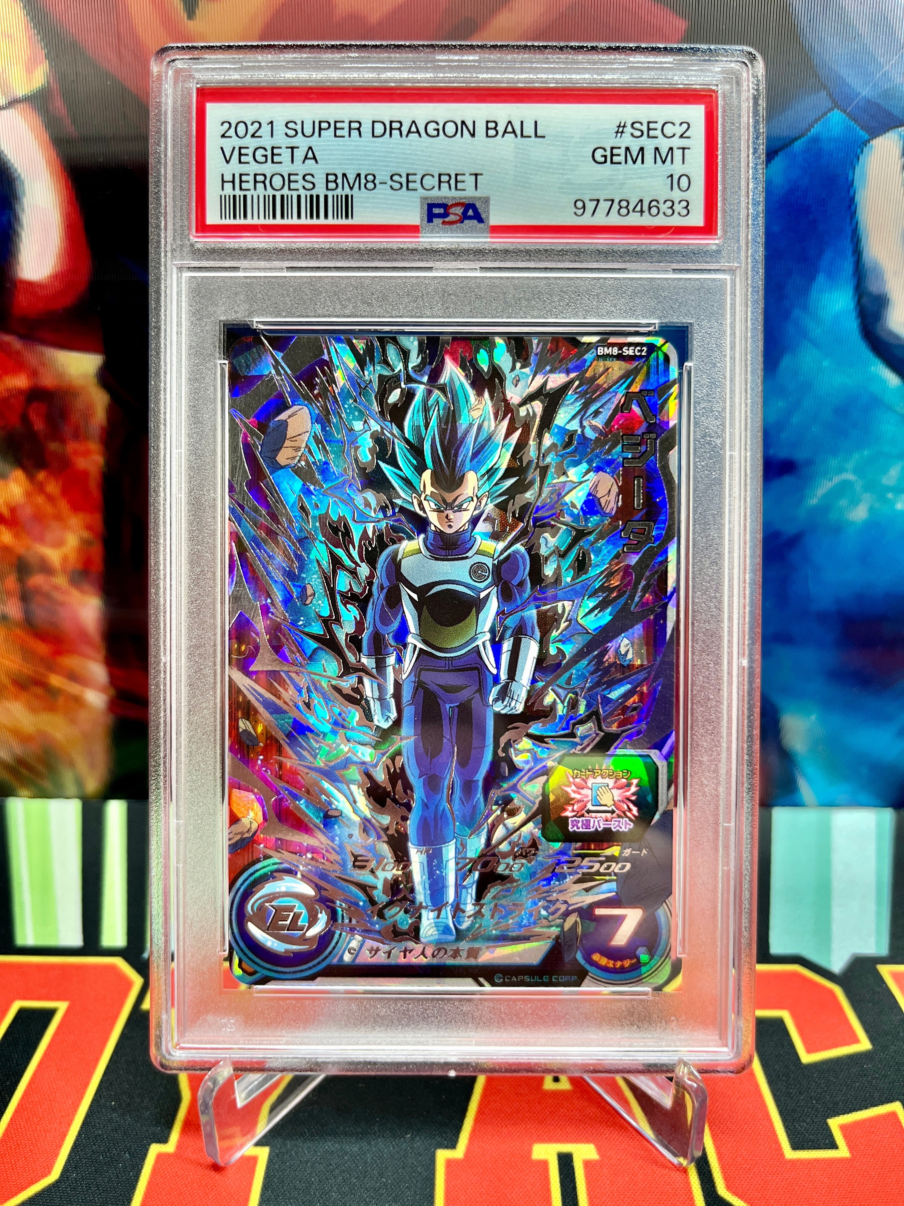 PSA 10 BM8-SEC2 Vegeta Secret (2021)