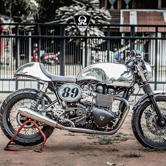 空冷インジェクション ボンネビル T100 スクランブラー スラクストン