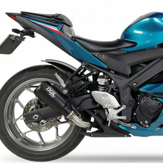 YZF-R3/R25 22- スリップオンマフラー RACE XTREM ブラック イクシル
