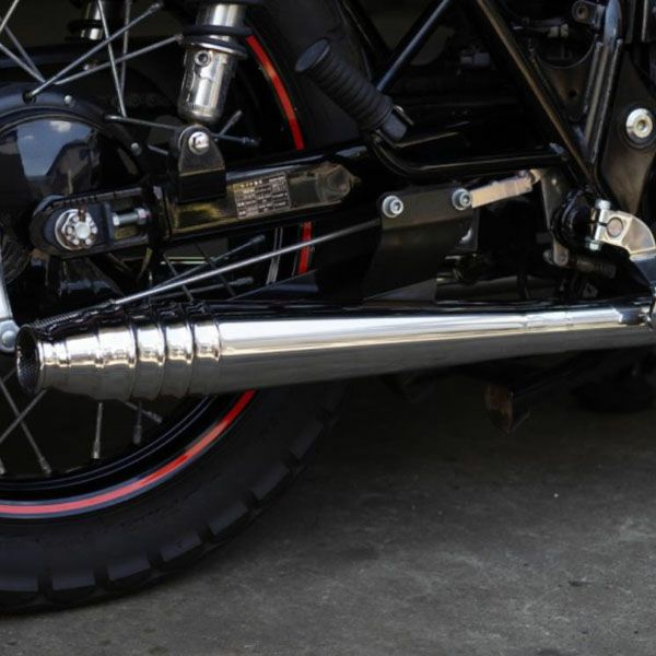 カワサキ W800 69メガホン フルエキ LOW モーターロック | バイク