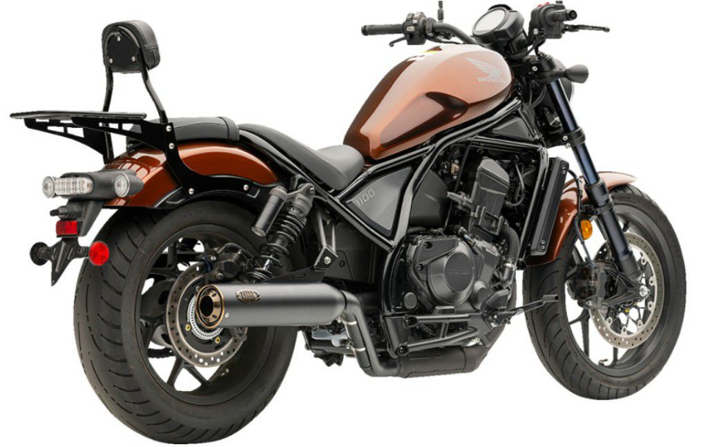 レブル1100 スリップオンマフラー ブラック ブロンズチップ COBRA