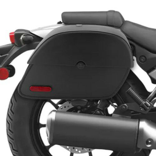 カワサキ エリミネーター サドルバッグ ブラックレザー 28L 左右セット