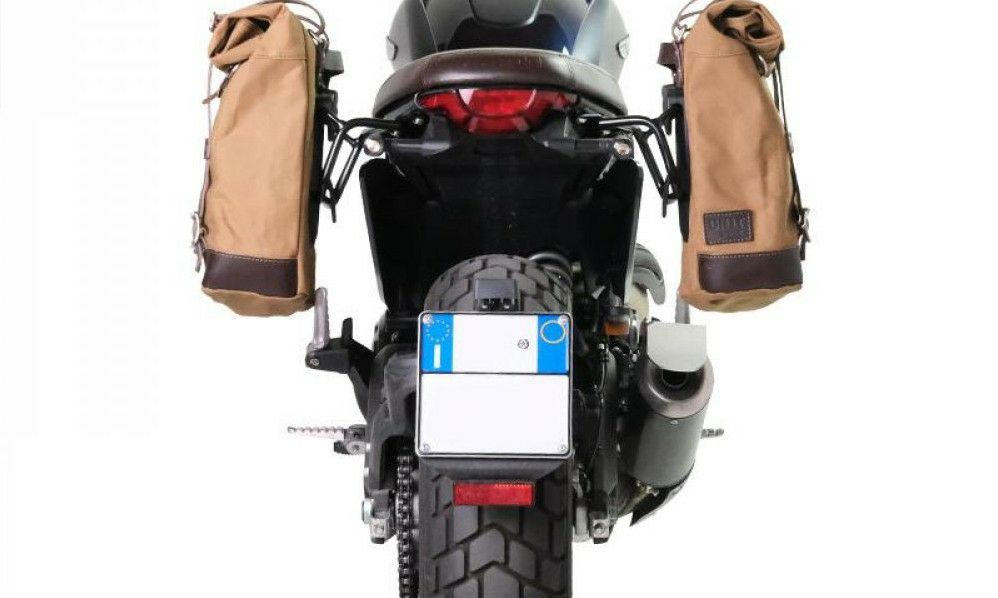 DUCATI スクランブラー 2023～ サイドバッグフレーム 左側 ブラック