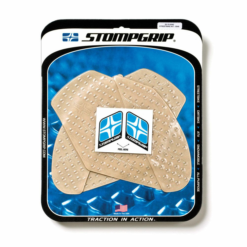 STOMPGRIP トラクションパッド(タンク)キット ZX-10R 11-15(クリア