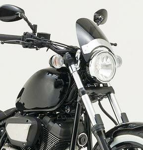 VMAX1200 ウインドスクリーン 31x29.5 スモーク GIVI | バイクカスタム